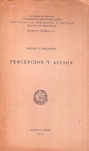 Seller image for PERCEPCION Y ACCION for sale by Buenos Aires Libros