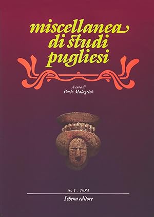 Miscellanea di Studi Pugliesi. N. 1 - 1984