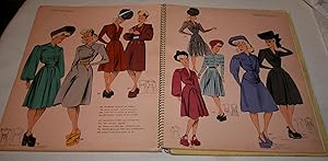 Bild des Verkufers fr CROQUIS ELEGANTS. - Album Bell N7 - Hiver 1944 - Publication priodique paraissant 4 fois par an. zum Verkauf von JOIE DE LIRE