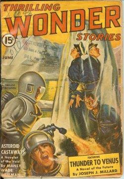 Bild des Verkufers fr THRILLING WONDER Stories: June 1942 zum Verkauf von Books from the Crypt