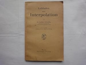 Seller image for Leitfaden Der Interpolation for sale by Malota