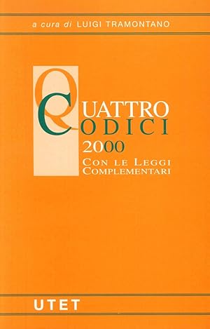 Imagen del vendedor de Quattro codici 2000 con le leggi complementari a la venta por Libro Co. Italia Srl
