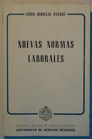 Image du vendeur pour Nuevas Normas Laborales mis en vente par NOMBELA LIBROS USADOS