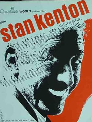 Bild des Verkufers fr Stan Kenton and his Orchestra. Hier: Tourneeprogrammheft fr die 1973 von Creative World durchgefhrte Europa-Tournee des Orchesters Stan Kenton. Mit vielen Schwarzweiss-Abbildungen im Text und auf Tafeln (dokumentarische Aufnahmen und Portrts), einer Rckschau von Peter C. Newman, einer Zeittafel 1912 - 1973, einem beigelegten Repertoire-Programm mit Tourneeverlauf. Deutsche Ausgabe. zum Verkauf von Antiquariat Tarter, Einzelunternehmen,