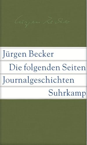 Imagen del vendedor de Die folgenden Seiten a la venta por BuchWeltWeit Ludwig Meier e.K.