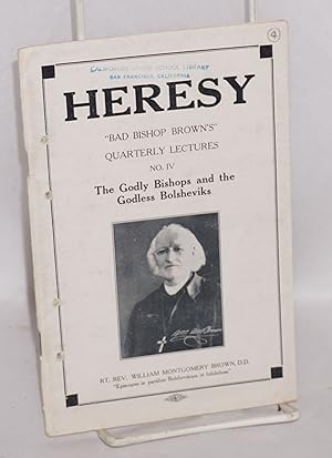 Imagen del vendedor de The Godly Bishops and Godless Bolsheviks a la venta por Bolerium Books Inc.