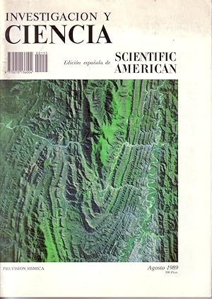 INVESTIGACIÓN Y CIENCIA. Edición En Español de SCIENTIFIC AMERICAN Aagosto 1989 Número 155