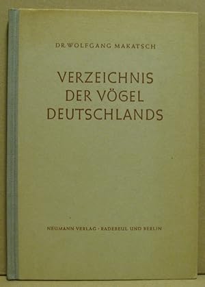 Verzeichnis der Vögel Deutschlands.