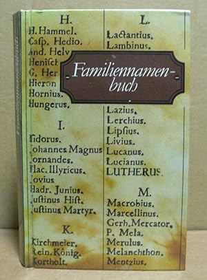 Familiennamenbuch.