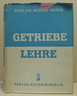 Seller image for Getriebelehre. for sale by Nicoline Thieme