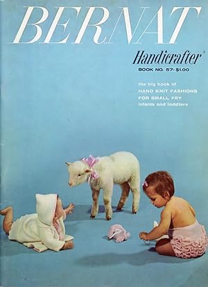 BERNAT HANDICRAFTER : BIG BOOK OF HAND KNIT FASHIONS FOR SMALL FRY : 1957, Book No. 57