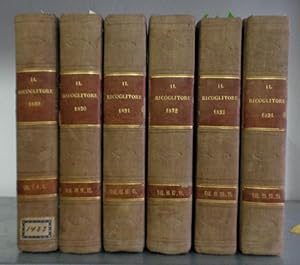 IL RICOGLITORE, ossia archjivj di geografia, viaggi ecc. (compilato per DAVIDE BERTOLOTTI) 1820-1...