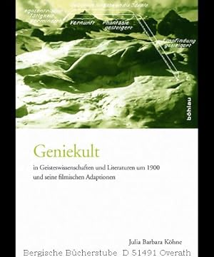 Seller image for Geniekult in Geisteswissenschaften und Literaturen um 1900 und seine filmischen Adaptionen. for sale by Antiquariat Bergische Bcherstube Mewes