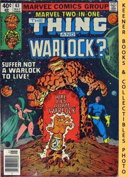 Image du vendeur pour Marvel Two-In-One - The Thing And Warlock?: Vol. 1, No. 63, Nov, 1980 mis en vente par Keener Books (Member IOBA)