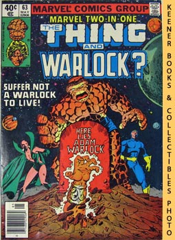 Image du vendeur pour Marvel Two-In-One - The Thing And Warlock?: Vol. 1, No. 63, Nov, 1980 mis en vente par Keener Books (Member IOBA)