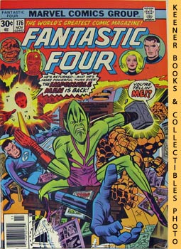 Bild des Verkufers fr Marvel Fantastic Four: The Impossible Man Is Back In Town! - No. 176, November 1976 zum Verkauf von Keener Books (Member IOBA)