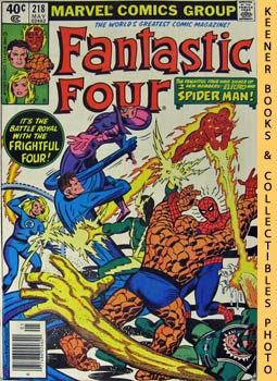 Seller image for Marvel Fantastic Four: When A Spider - Man Comes Calling! - No. 218, May 1980 for sale by Keener Books (Member IOBA)