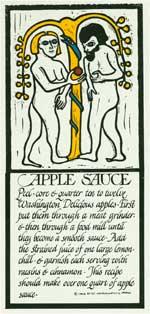 Seller image for Applesauce from Thirty Recipes Suitable for Framing. for sale by Wittenborn Art Books