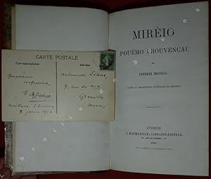 Image du vendeur pour Mirio poumo prouvenau (avec la traduction en regard) mis en vente par Fronhofer Schlsschen Galerie