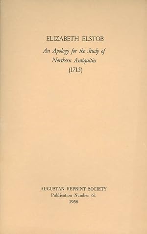 An Apology for the Study of Northern Antiquities (1715). Publication Number 61.