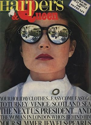 HARPERS BAZAAR AND QUEEN, July 1972. When the Mistral blows cold. wrap yourself in a shawl.