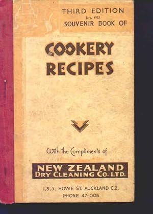 Souvenir Book of Cookery Recipes - New Zealand Dry Cleaning Co. Ltd - with a Chapter on The Roman...