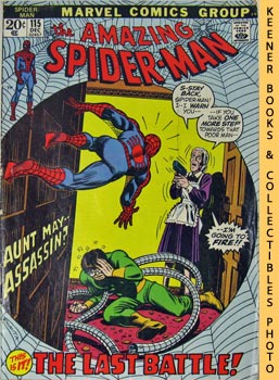Bild des Verkufers fr Marvel The Amazing Spider-Man: The Last Battle! - Vol. 1 No. 115 December 1972 zum Verkauf von Keener Books (Member IOBA)