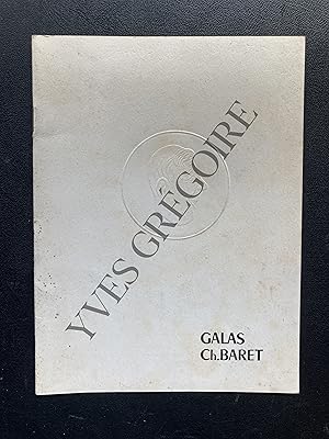 ADORABLE JULIA-PROGRAMME GALAS CH. BARET-SAISON 1957-58