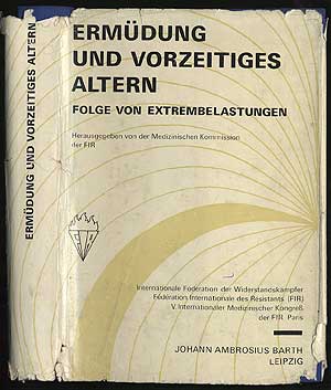 Bild des Verkufers fr ERMUDUNG UND VORZEITIGES ALTERN zum Verkauf von Between the Covers-Rare Books, Inc. ABAA