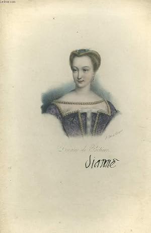 Seller image for 1 GRAVURE 19� EN COULEURS - DIANNE DE POITIERS EN COSTUME for sale by Le-Livre