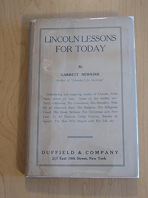 Seller image for Lincoln Lessons For Today for sale by Bradley Ross Books