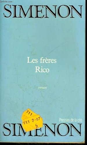 Seller image for LES FRERES RICO for sale by Le-Livre