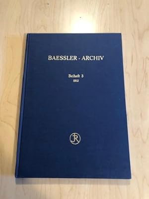 Baessler-Archiv, Beiheft 3; Die Goldgewichte von Asante.