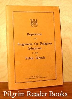 Regulations and Programme for Religious Education in Public Schools. 1960 (Ontario).