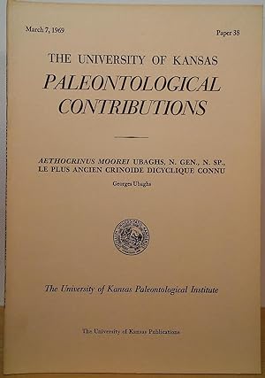 Immagine del venditore per Aethocrinus Moorei Ubaghs, N. Gen., N. SP., Le Plus Ancien Crinoide Dicyclique Connu (The University of Kansas Paleontological Contributions - Paper 38; March 7, 1969) venduto da Stephen Peterson, Bookseller