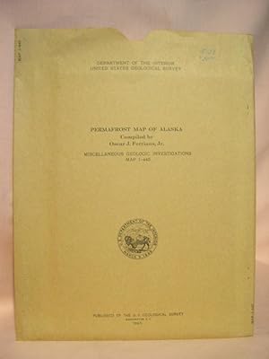 PERMAFROST MAP OF ALASKA: MISCELLANEOUS GEOLOGIC INVESTIGATIONS, MAP I-445