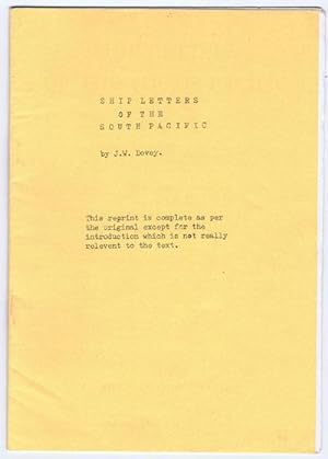 Seller image for Ship Letters of the South Pacific. for sale by Pennymead Books PBFA