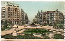 Imagen del vendedor de Tarjeta Postal: 71. BILBAO. Plaza de Fedrico Moya. a la venta por angeles sancha libros