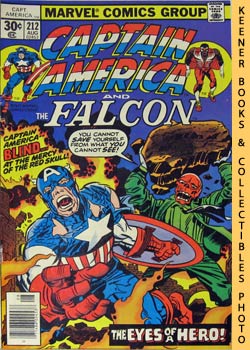Marvel Captain America And The Falcon: The Face Of A Hero! Yours!! - Vol. 1 No. 212, August 1977