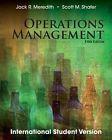 Seller image for INTERNATIONAL EDITION---Operations Management for MBAs, 5th edition for sale by READINGON LLC