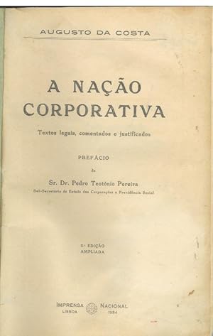 A NAÇÃO CORPORATIVA