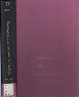 Seller image for Therapeutic Electricity and Ultraviolet Radiation for sale by Jonathan Grobe Books