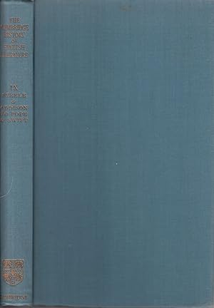 Imagen del vendedor de The Cambridge History of English Literature: 9 Steele & Addison to Pope & Swift a la venta por Jonathan Grobe Books