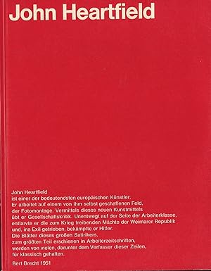 Bild des Verkufers fr John Heartfield & George Grosz, George - Wrttembergischer Kunstverein Stuttgart am Schlossplatz 3. Juli bis 7 September 1969 zum Verkauf von ART...on paper - 20th Century Art Books