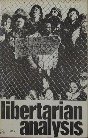 Image du vendeur pour libertarian analysis. Winter 1970. Vol. 1 No. 2. mis en vente par Rotes Antiquariat