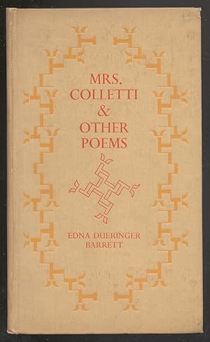 Immagine del venditore per Mrs. Colletti & Other Poems venduto da Between the Covers-Rare Books, Inc. ABAA