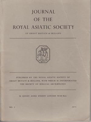 Bild des Verkufers fr Journal of the Royal Asiatic Society of Great Britain and Ireland. 1973. zum Verkauf von Asia Bookroom ANZAAB/ILAB