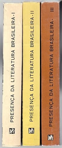 Seller image for PRESENA DA LITERATURA BRASILEIRA. 3 vols. for sale by ABLEBOOKS