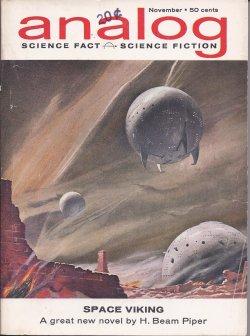 Imagen del vendedor de ANALOG Science Fact & Science Fiction: November, Nov. 1962 ("Space Viking") a la venta por Books from the Crypt