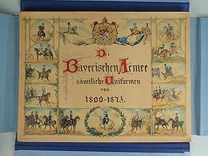 Bild des Verkufers fr Der Bayerischen Armee smtliche Uniformen von 1800-1873. zum Verkauf von Antiquariat Dorner